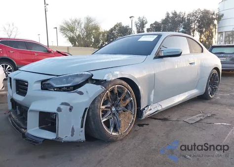 2024 BMW M2 из США, поврежденный, VIN 3MF13DM04R8E32281